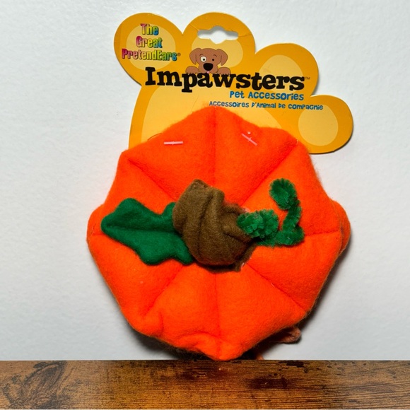 💕2/$20💕 The Great Pretendears Impawster Pet Accessory Halloween Pumpkin Hat - Picture 6 of 7
